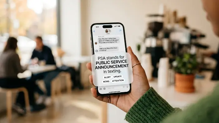 What Does PSA Mean in Texting? (2026)