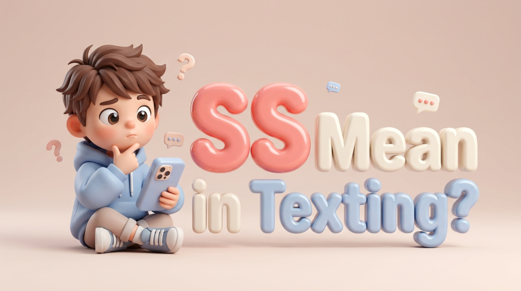 What Does SS Mean in Texting?