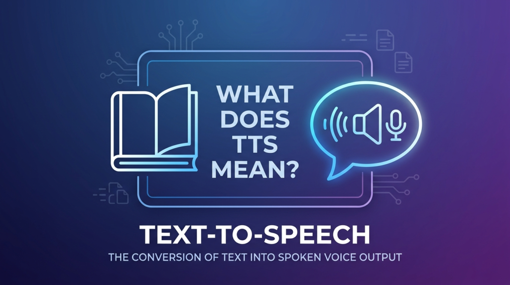 What Does TTS Mean?