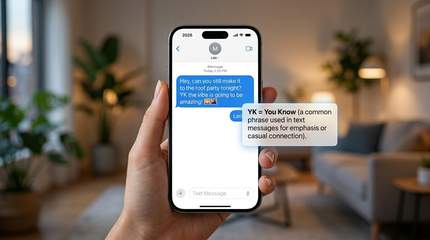 What Does YK Mean in Text? (2026)