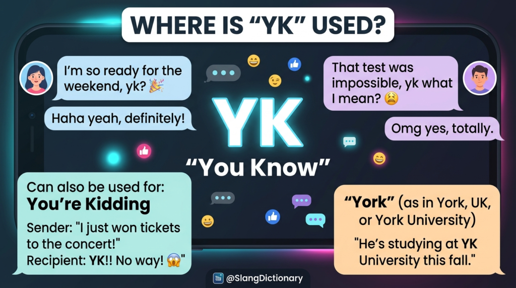 Where Is YK Used?