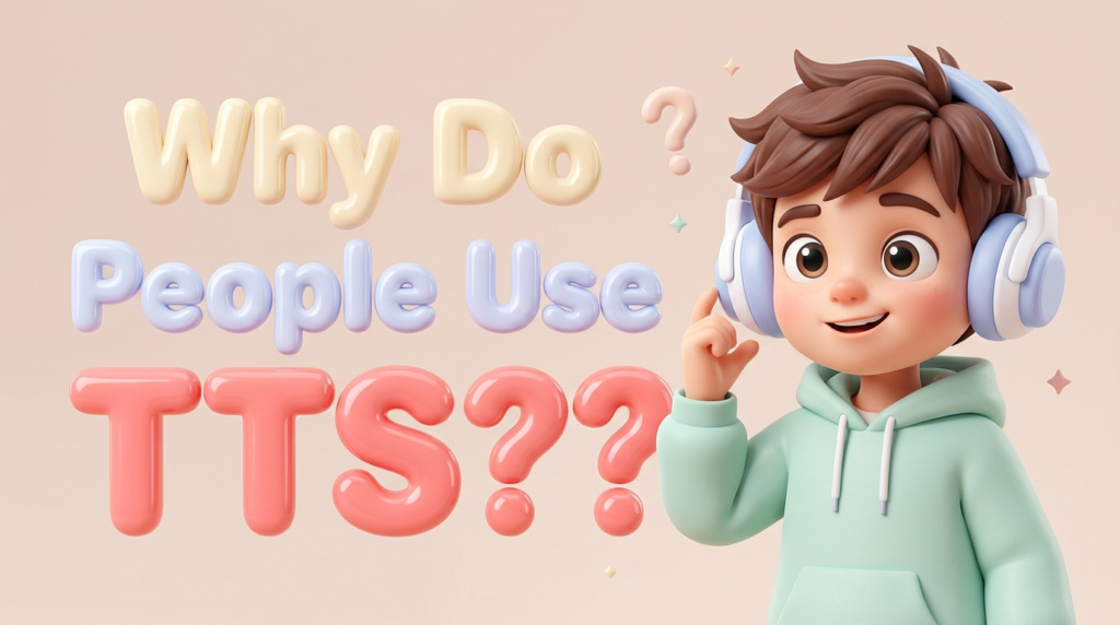 Why Do People Use TTS?