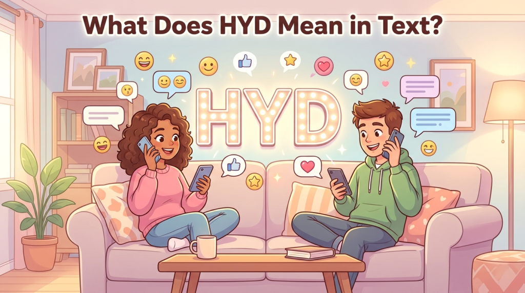 What Does HYD Mean in Text?