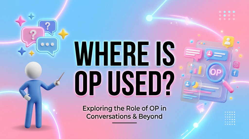 Where Is OP Used?