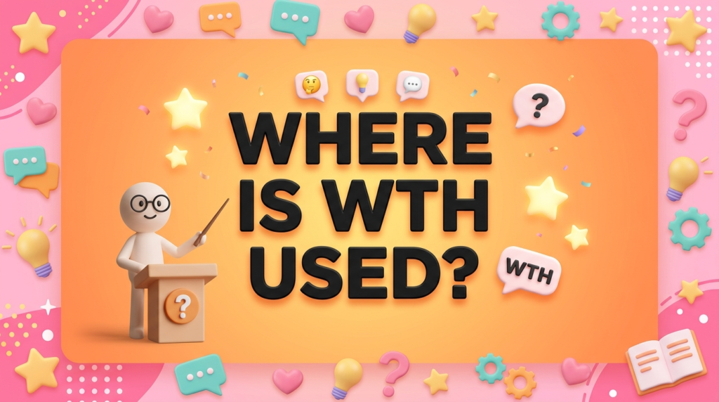 Where Is WTH Used?