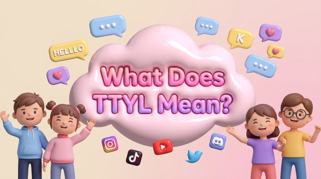 What Does TTYL Mean?