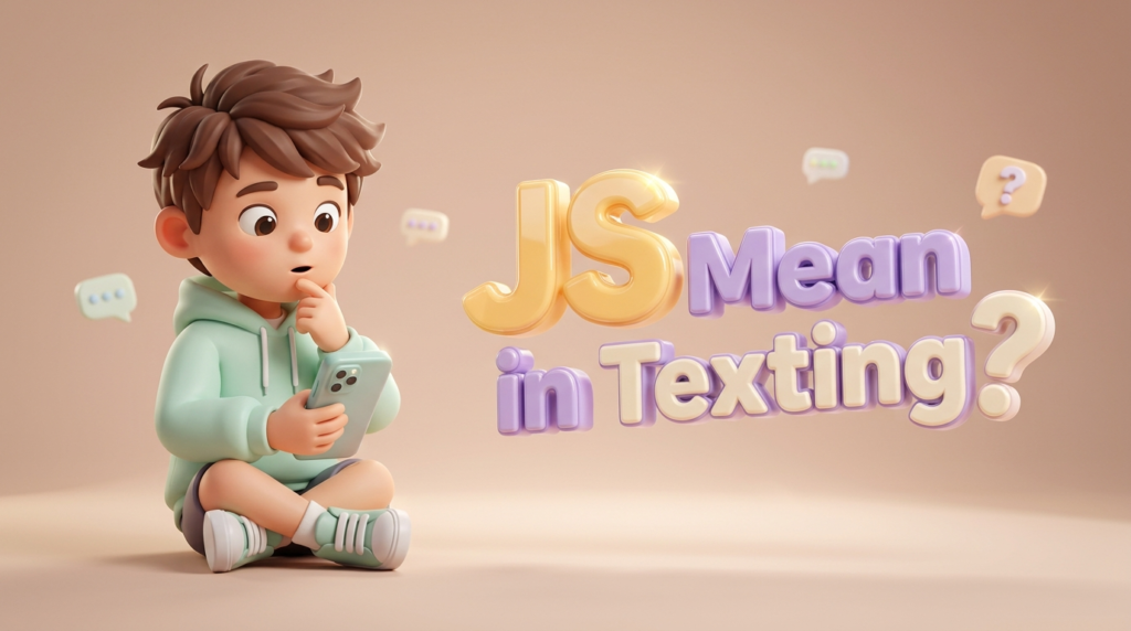 What Does JS Mean in Texting?